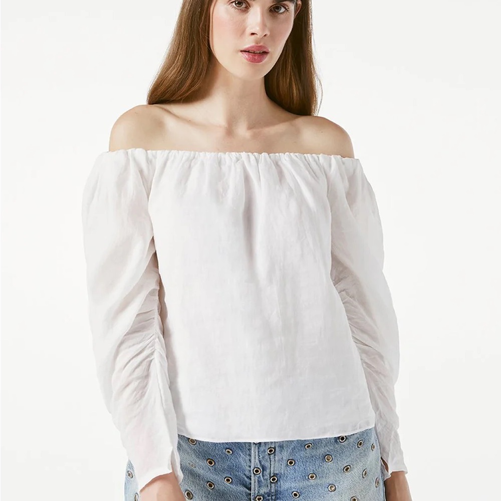 Frame Off the Shoulder Billow Top
